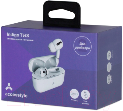 Беспроводные наушники Accesstyle Indigo II TWS