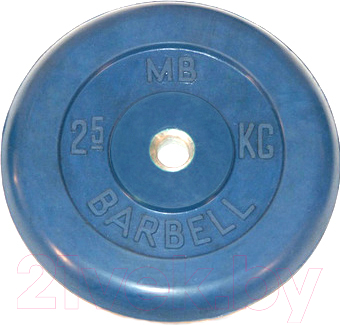 Диск для штанги MB Barbell d26мм 2.5кг - фото