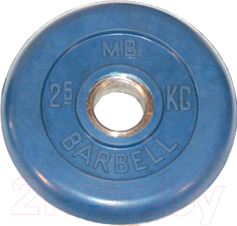 Диск для штанги MB Barbell d51мм 2.5кг - фото