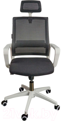 Кресло офисное Norden Бит / 815AW-AF02-T09 (белый/черный/черный)