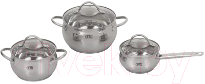 Набор кастрюль Gipfel Terza 1511 - фото