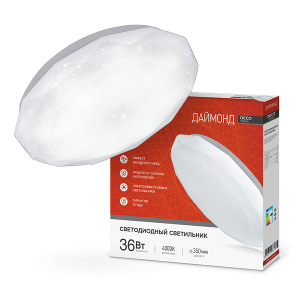 Потолочный светильник INhome Deco Даймонд / 4690612033716