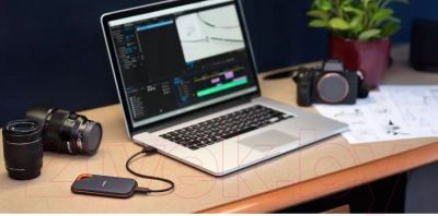 Внешний жесткий диск SanDisk Extreme Pro (SDSSDE81-1T00-G25)