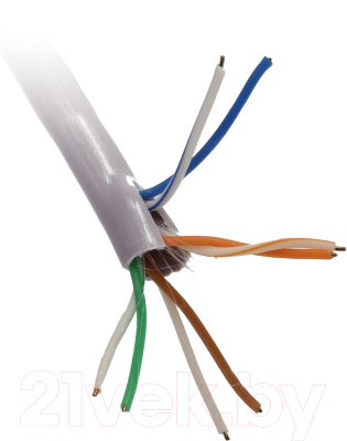 Кабель ExeGate Special UTP4-C5e-CU-S26-IN-PVC-GY-305 / EX264556RUS - фото