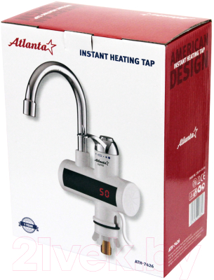 Кран-водонагреватель Atlanta АТН-7426 (белый)
