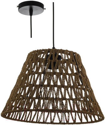 Потолочный светильник Aitin-Pro D132/1 (черный/коричневый) - фото