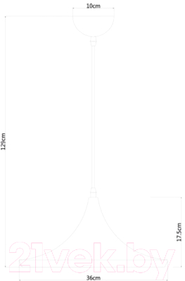 Потолочный светильник Arte Lamp Cappello A3406SP-1BK
