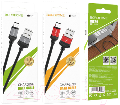 Кабель Borofone BX28 Dignity AM-MicroBM
