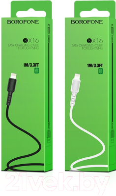 Кабель Borofone BX16 USB Lightning