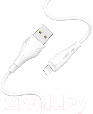 Кабель Borofone BX18 USB Lightning - фото