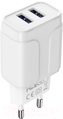 Зарядное устройство сетевое Borofone BA37A 2USB Lightning