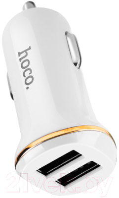 Зарядное устройство автомобильное Hoco Z1 Double Ported Car Charger