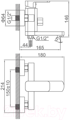 Смеситель Ledeme L3233B