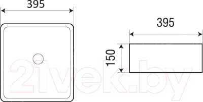 Умывальник WeltWasser Elbach 20755 MB