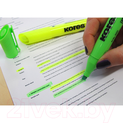Текстовыделитель Kores High Liner Plus / 36001.02