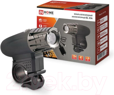 Фонарь для велосипеда INhome BL 03А 3W LED / 4690612035239