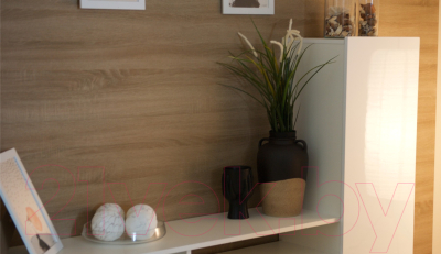 Горка Империал Лия (белый/белый глянец)