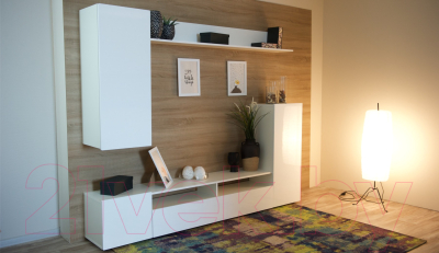 Горка Империал Лия (белый/белый глянец)