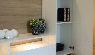 Горка Империал Лия (белый/белый глянец)