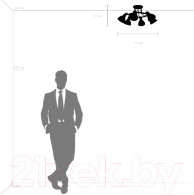 Люстра Lightstar Acrobata 761060