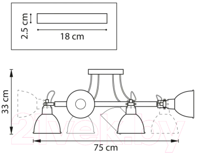 Люстра Lightstar Acrobata 761063