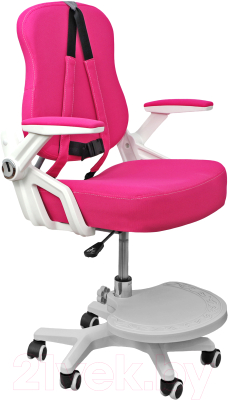 Кресло детское AksHome Swan (ткань фуксия) - фото