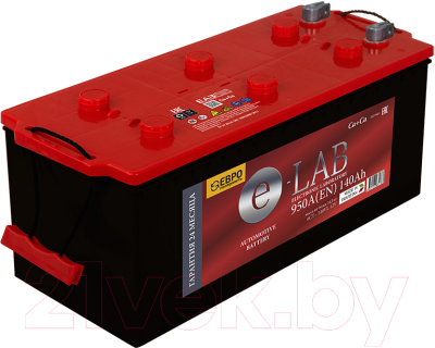 Автомобильный аккумулятор E-Lab 6СТ-140 3 950А - фото