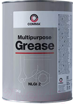 Смазка техническая Comma NLGI 2 / GR23KG - фото