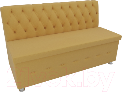 Скамья кухонная мягкая Лига Диванов Вента 284 / 108769 (микровельвет, желтый)