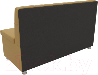 Скамья кухонная мягкая Лига Диванов Вента 284 / 108769 (микровельвет, желтый)