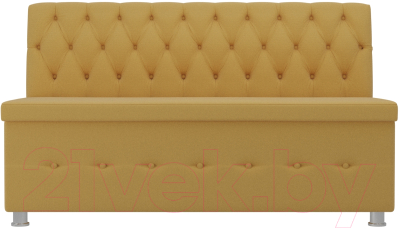 Скамья кухонная мягкая Лига Диванов Вента 284 / 108769 (микровельвет, желтый)