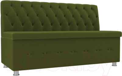 Скамья кухонная мягкая Лига Диванов Вента 284 / 108770 (микровельвет, зеленый) - фото