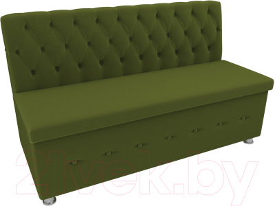 Скамья кухонная мягкая Лига Диванов Вента 284 / 108770 (микровельвет, зеленый)
