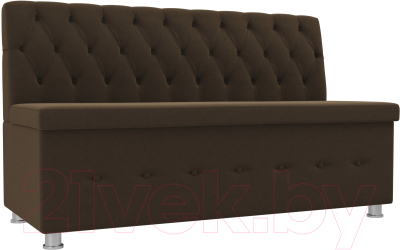 Скамья кухонная мягкая Лига Диванов Вента 284 / 108772 (микровельвет, коричневый) - фото