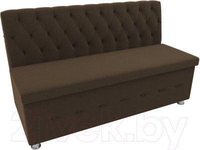 Скамья кухонная мягкая Лига Диванов Вента 284 / 108772 (микровельвет, коричневый)