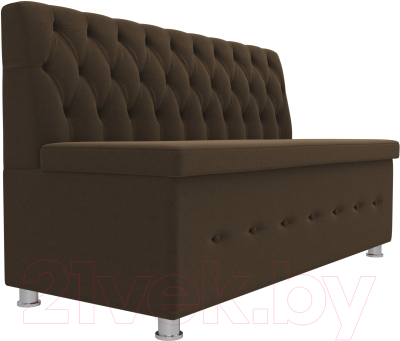 Скамья кухонная мягкая Лига Диванов Вента 284 / 108772 (микровельвет, коричневый)