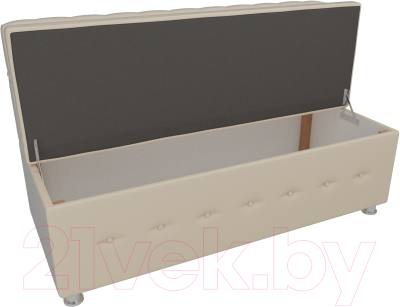 Скамья кухонная мягкая Лига Диванов Вента 284 / 108779 (экокожа, бежевый)
