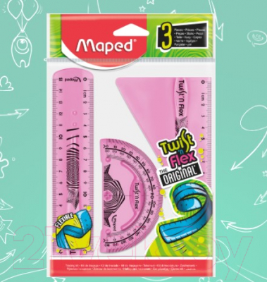 Набор для черчения Maped Twist'n Flex / 895024
