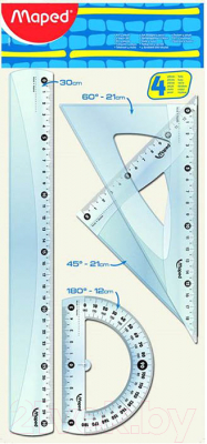 Набор для черчения Maped Кристалл / 242830 - фото