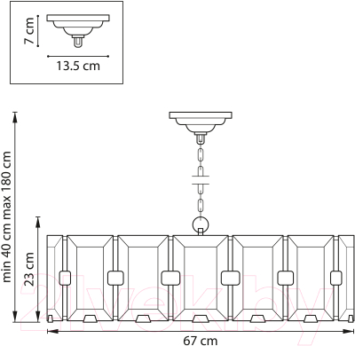 Люстра Lightstar Novara 713287