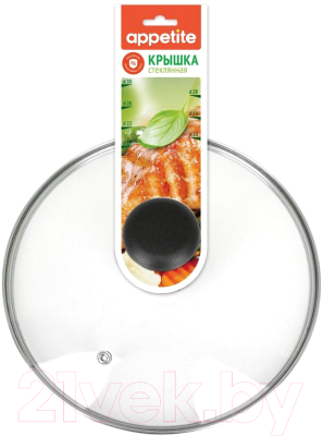 Крышка стеклянная Appetite ZHI18GPR - фото