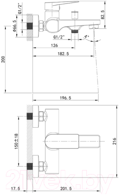Смеситель IDDIS BRDSB00i02WA