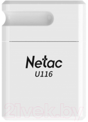 Usb flash накопитель Netac USB Drive U116 USB2.0 64GB (NT03U116N-064G-20WH) - фото