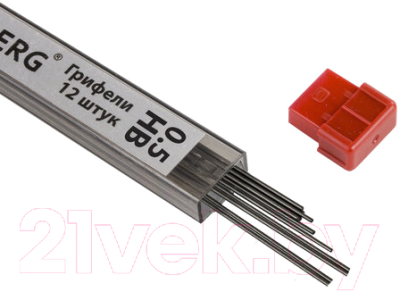 Набор грифелей для карандаша Brauberg Hi-Polymer / 180445