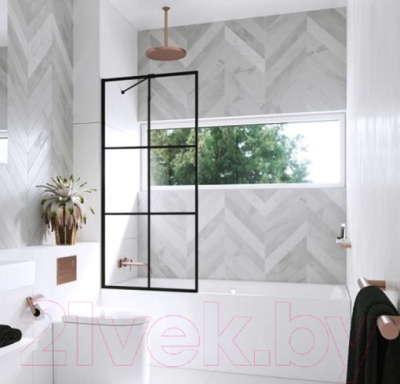 Стеклянная шторка для ванны Calani W0001