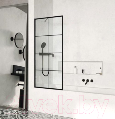 Стеклянная шторка для ванны Calani W0001