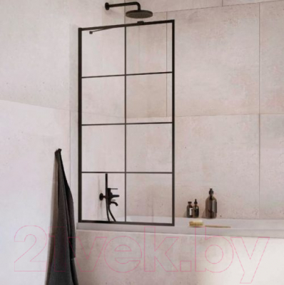 Стеклянная шторка для ванны Calani W0001