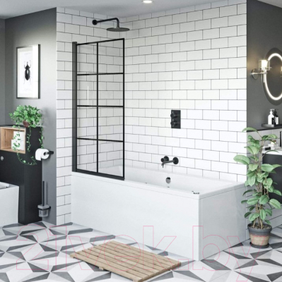 Стеклянная шторка для ванны Calani W0001