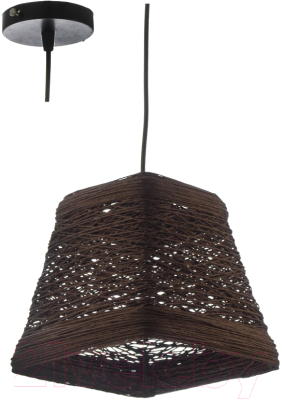 Потолочный светильник Aitin-Pro НСБ D134/1 (черный/коричневый) - фото