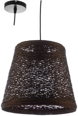 Потолочный светильник Aitin-Pro НСБ D176/1 (черный/коричневый) - фото